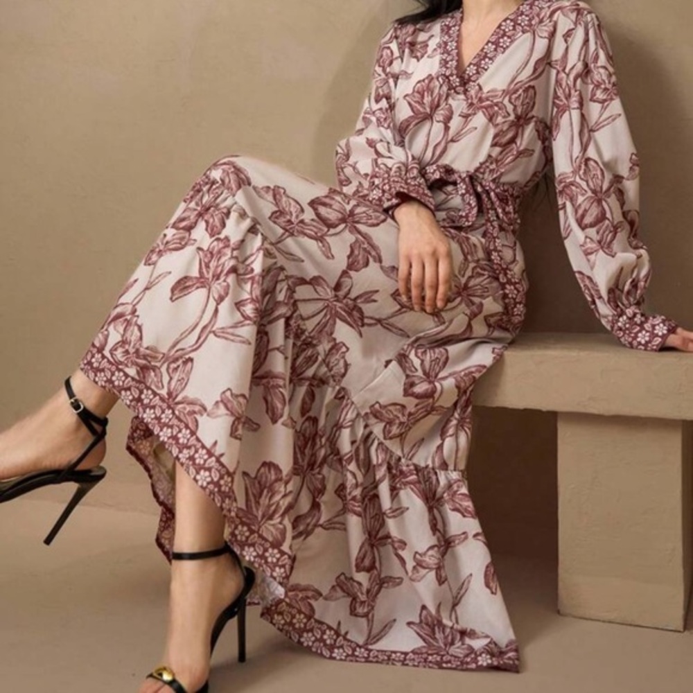 Floral Print Maxi Dress